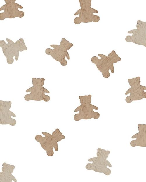 Teddy Bear Wooden Confetti