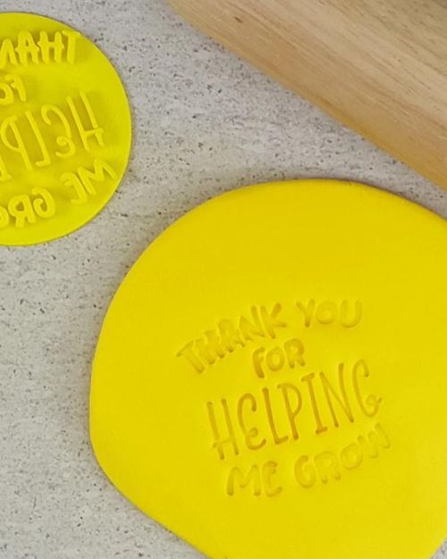 Thank You For Helping Me Grow Embosser