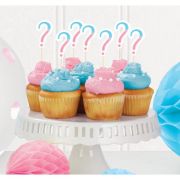 The Big Reveal Cupcake Toppers 24pk