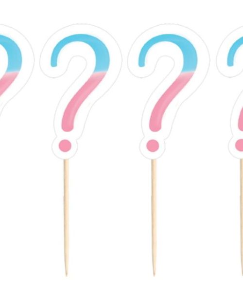 The Big Reveal Cupcake Toppers 24pk