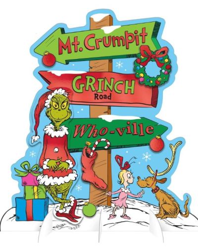 The Grinch Directional Table Sign