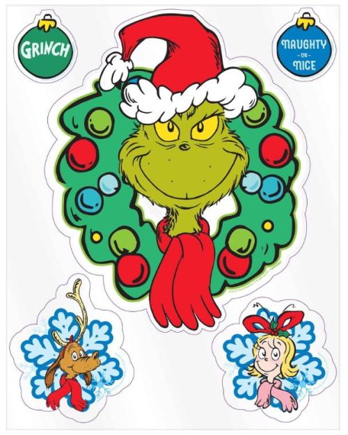 The Grinch Window Decals
