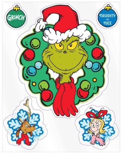 The Grinch Window Decals