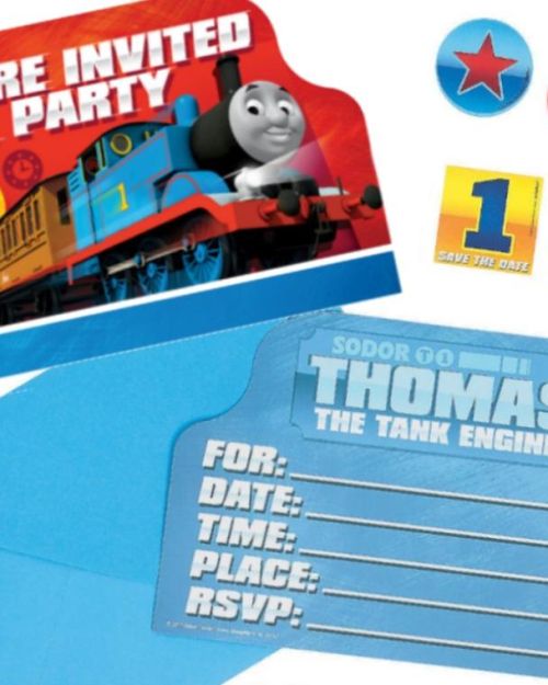 Thomas All Aboard Invitations 8pk