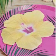 Tiki Tropics Flower Shaped Napkins 16pk