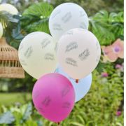 Tiki Tropics Palm Leaf Balloons 5pk