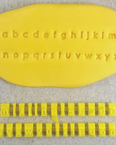 Tiny Lower Case Letter Stamps