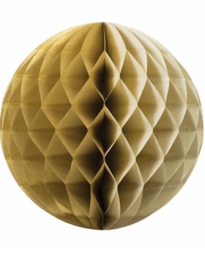 Tissue Honeycomb Ball 25cm – Gold