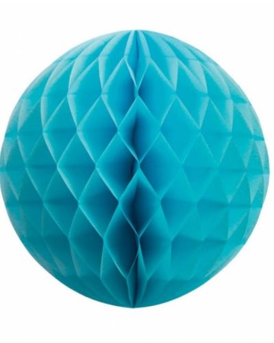 Tissue Honeycomb Ball 25cm – Pastel Blue