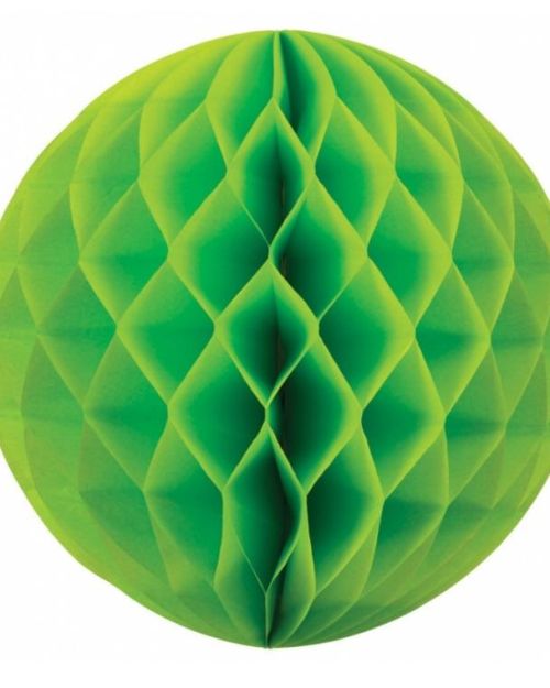 Tissue Honeycomb Ball 35cm – Lime Green
