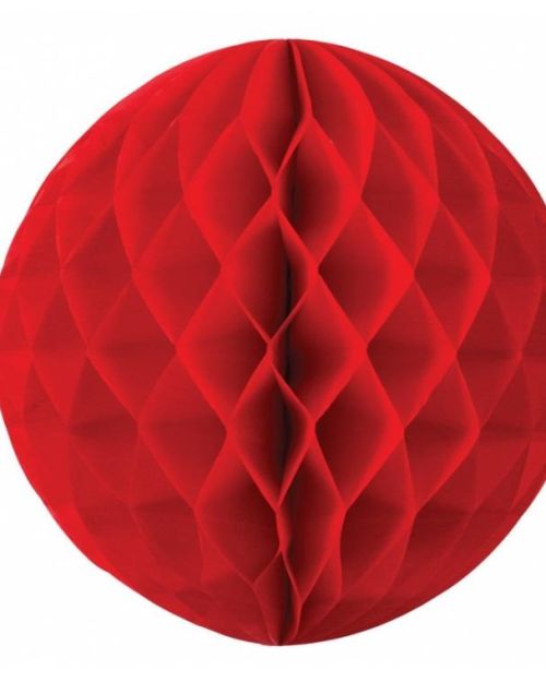 Tissue Honeycomb Ball 35cm – Red