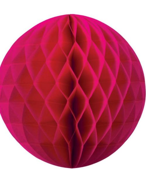 Tissue Honeycomb Ball 25cm – Magenta