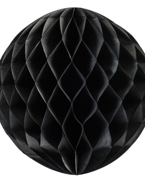 Tissue Honeycomb Ball 35cm – Black