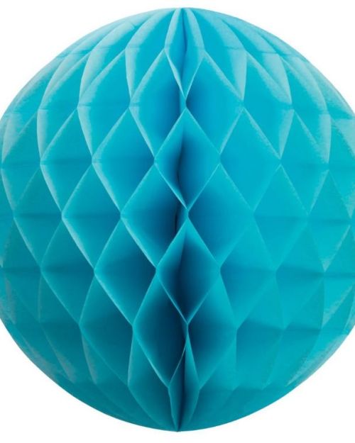 Tissue Honeycomb Ball 35cm – Pastel Blue
