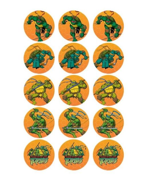 Edible Icing Cupcake Images – Teenage Mutant Ninja Turtle