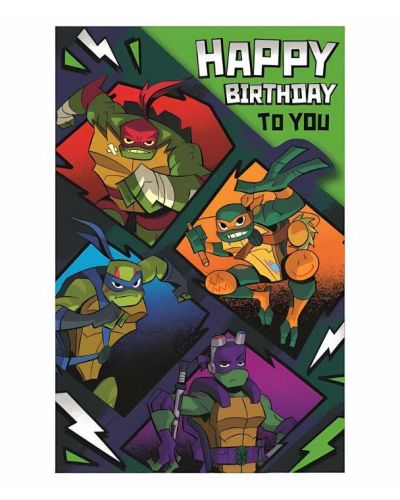 Teenage Mutant Ninja Turtles Birthday Card