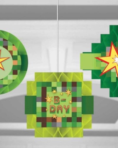 TNT Party Hanging Honeycomb Decorations