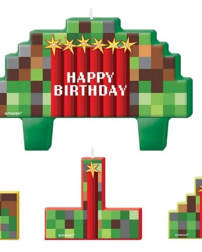 TNT Party Moulded Candle Set