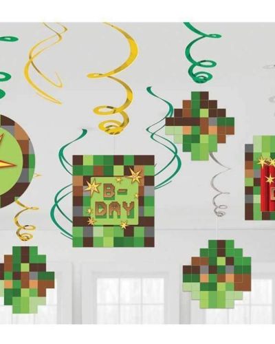 TNT Party Hanging Swirl Decorations