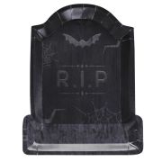 Tombstone Shaped Plates 8pk