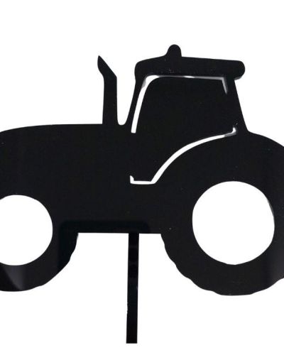 Tractor Cake Topper – Black