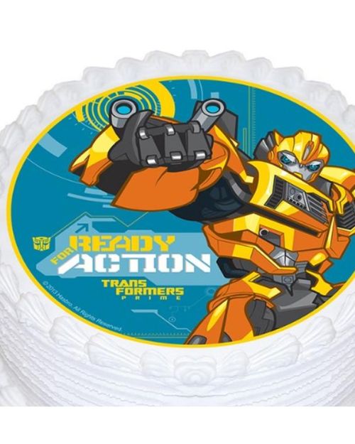 Edible Icing Image – Transformers Round