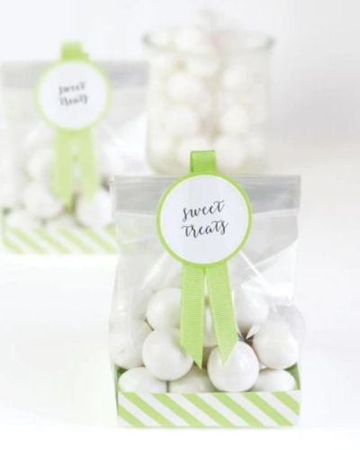 Paper Eskimo Treat Bags 12pk – Apple Green