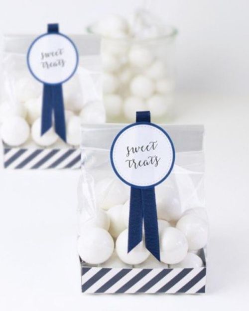 Paper Eskimo Treat Bags 12pk – Navy