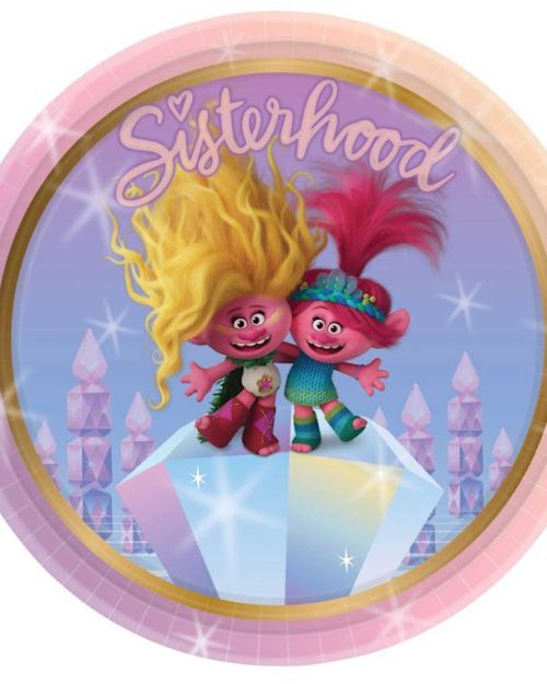 Trolls Band Together Dinner Plates 8pk