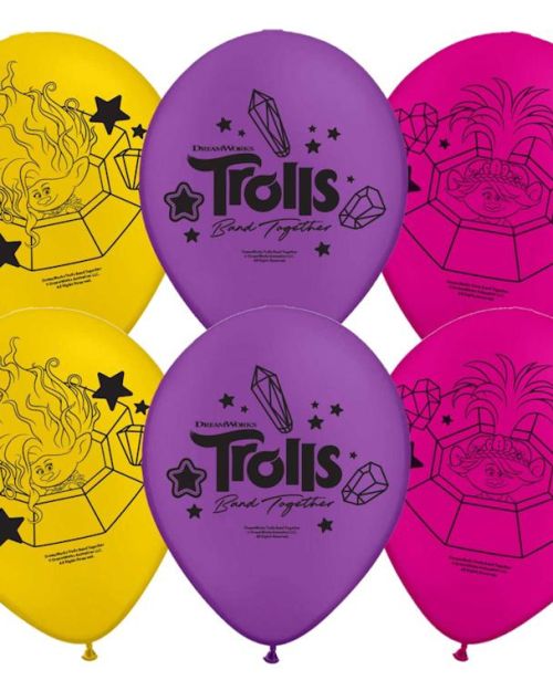 Trolls Band Together Balloons 6pk