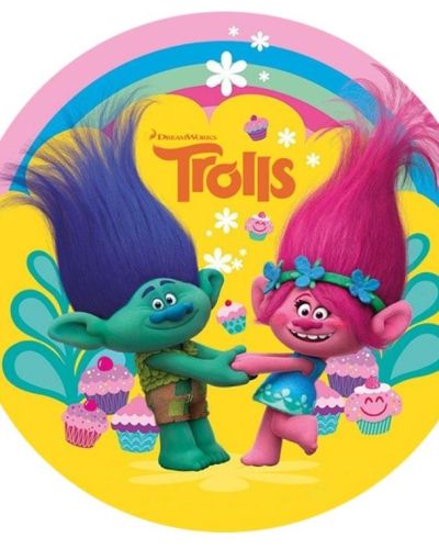 Edible Icing Image – Trolls Round