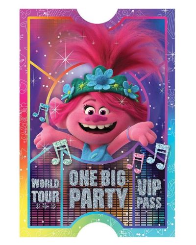 Trolls World Tour Invitations 8pk