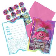 Trolls World Tour Invitations 8pk