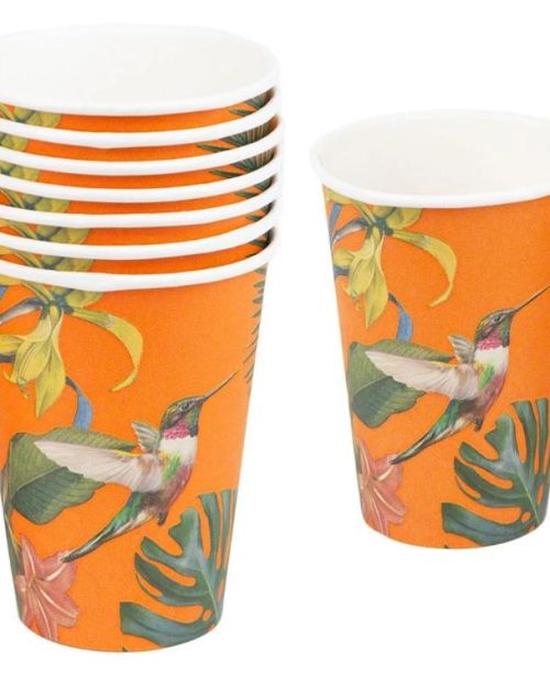 Tropical Fiesta Bright Cups 8pk