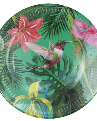 Tropical Fiesta Bright Plates 12pk