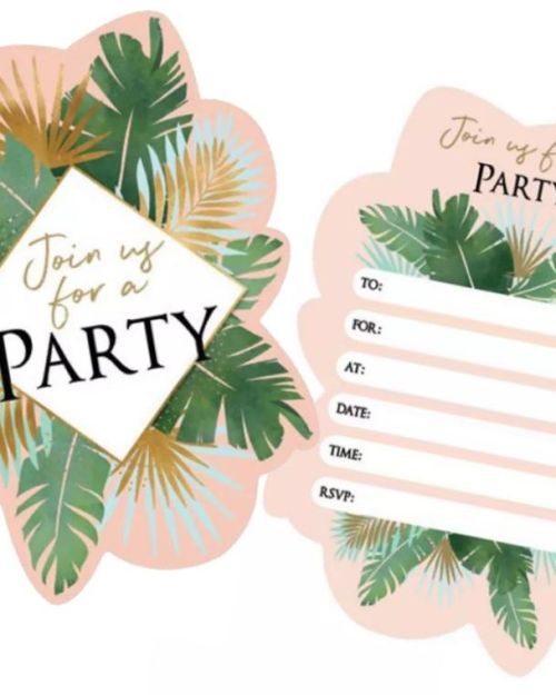 Tropical Invitations 8pk