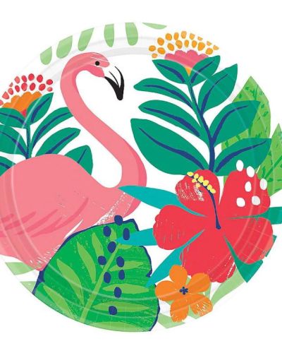 Tropical Jungle Lunch Plates 18pk