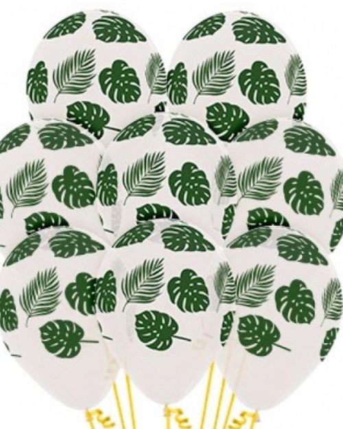 Tropical Leaves Balloons 12pk
