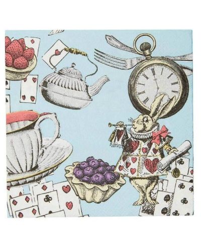 Truly Alice Blue Cocktail Napkins 20pk