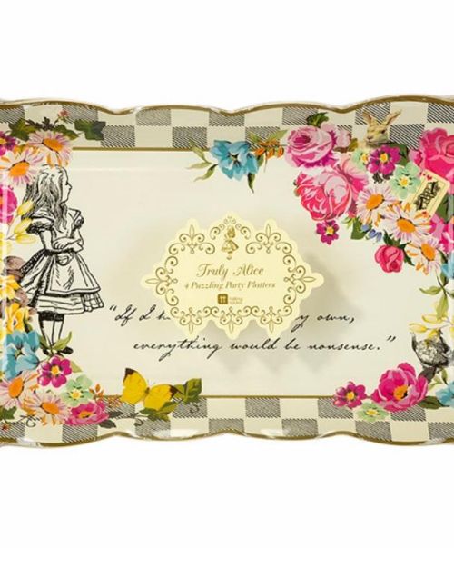 Truly Alice Platters 4pk