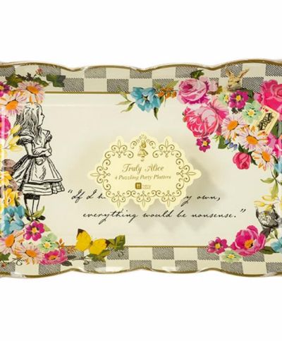 Truly Alice Platters 4pk
