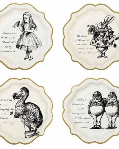 Truly Alice Medium Plates 12pk