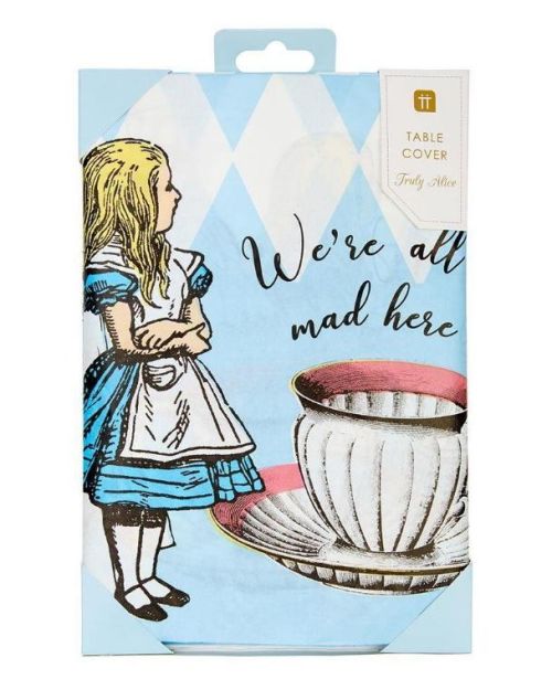 Truly Alice Paper Tablecover