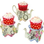 Truly Alice Teapot Cake Stands 6pk
