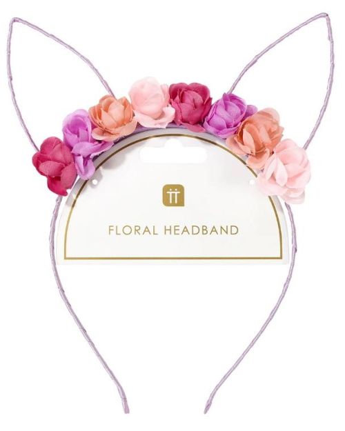 Truly Bunny Floral Bunny Ears