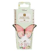 Truly Fairy Cups with Butterflies 12pk