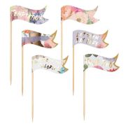 Truly Scrumptious Food Flags 24pk