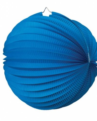 Accordion Lantern 25cm – Turquoise Blue