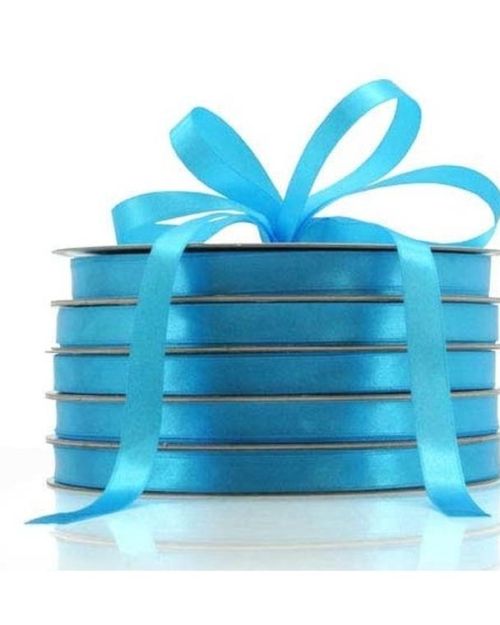 Satin Ribbon – Turquoise 12mm
