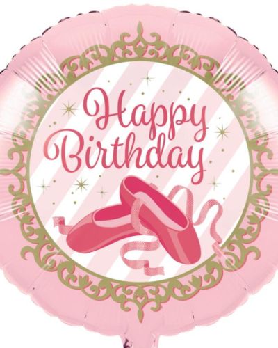 Twinkle Toes Ballerina Foil Balloon